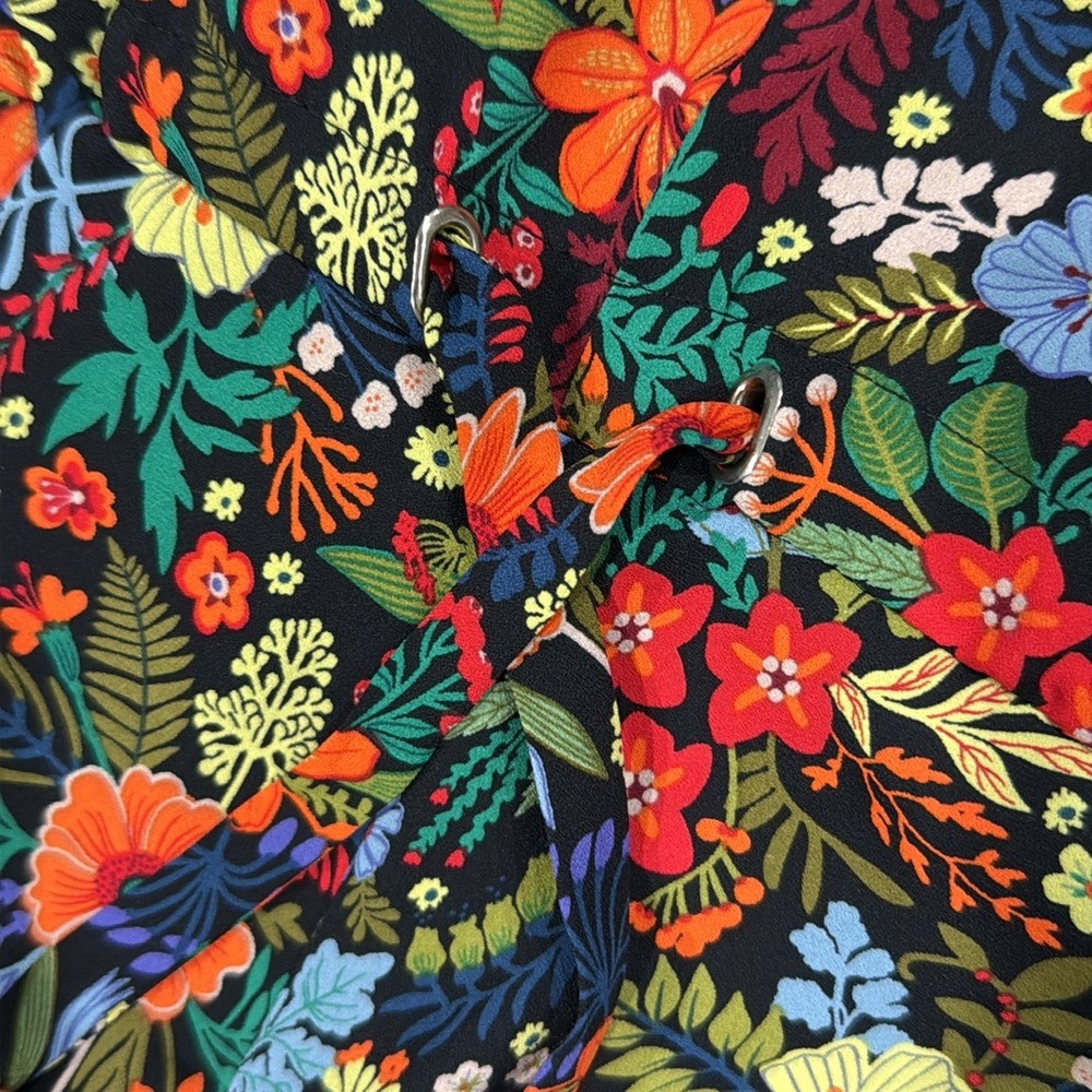 Anne Klein Floral Sleeveless Dress - 10 - Picture 7 of 9